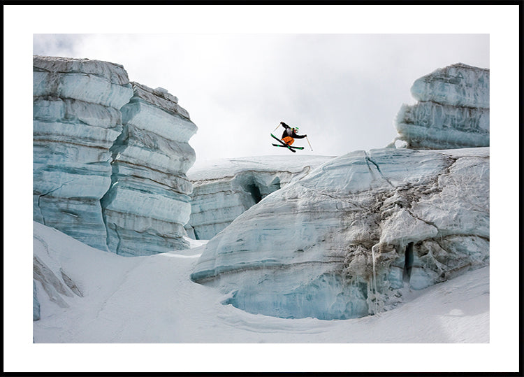 Candide Thovex no nekurienes uz nekurieni Plakāts