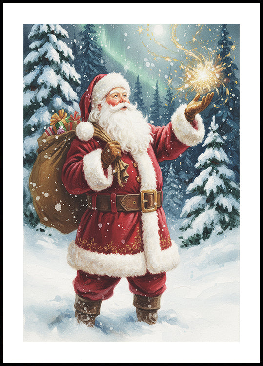 Santa Claus Magic Poster