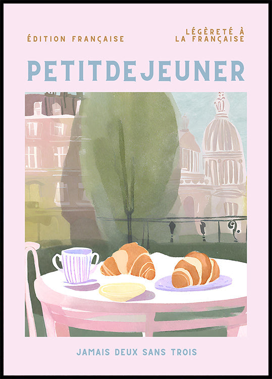 Petit Dejeuner, Kruasanai, Paryžius, Pastelinė