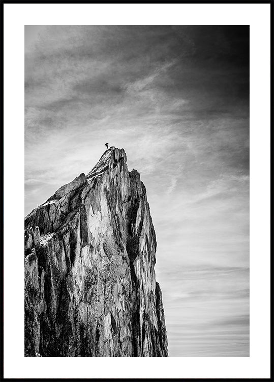Balansavimas tarp žemės ir dangaus Plakatas