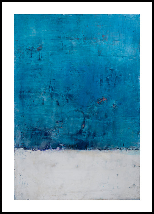 Zilais mierīguma plakāts