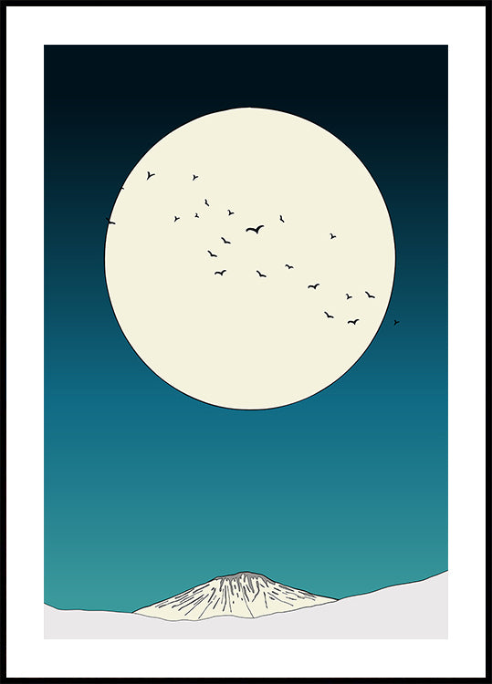 Poster Ascent Moonlit