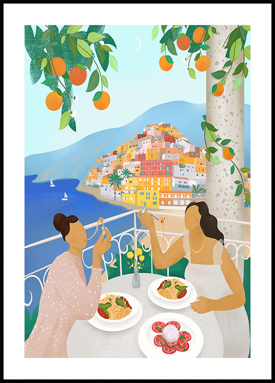 Poster Fete în Positano