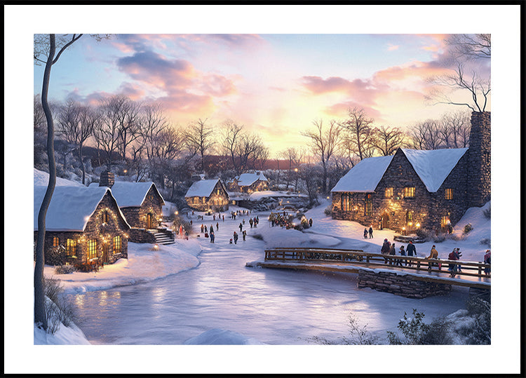 Poster Pictufy Winter Village 2