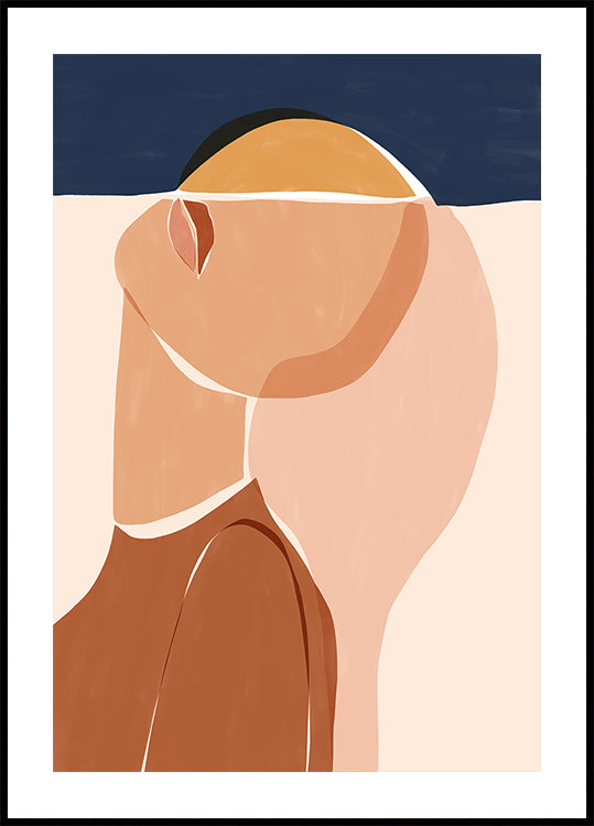 Pusiau veido Pusiau saulės plakatas