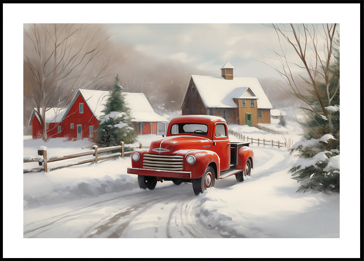 Christmas Truck Plakat
