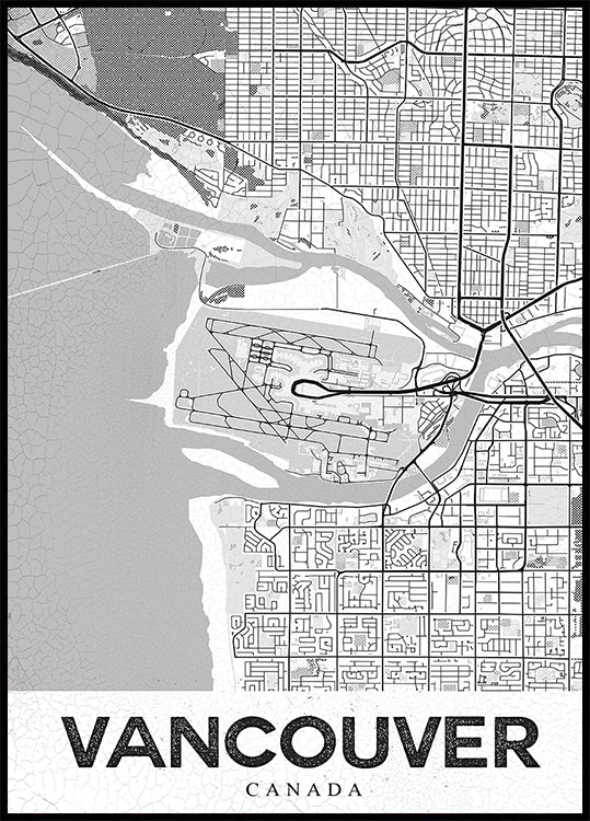 Vancouver biely plagát