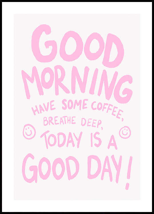 Linksmas pradžios plakatas