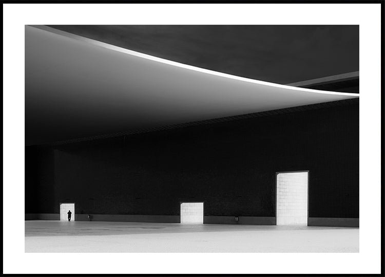 Baltas durvis Plakāts