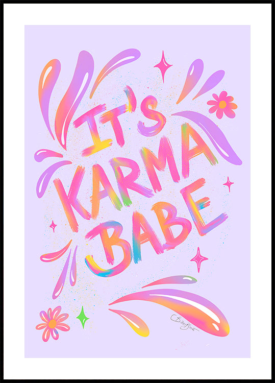 Karma Babe plakatas
