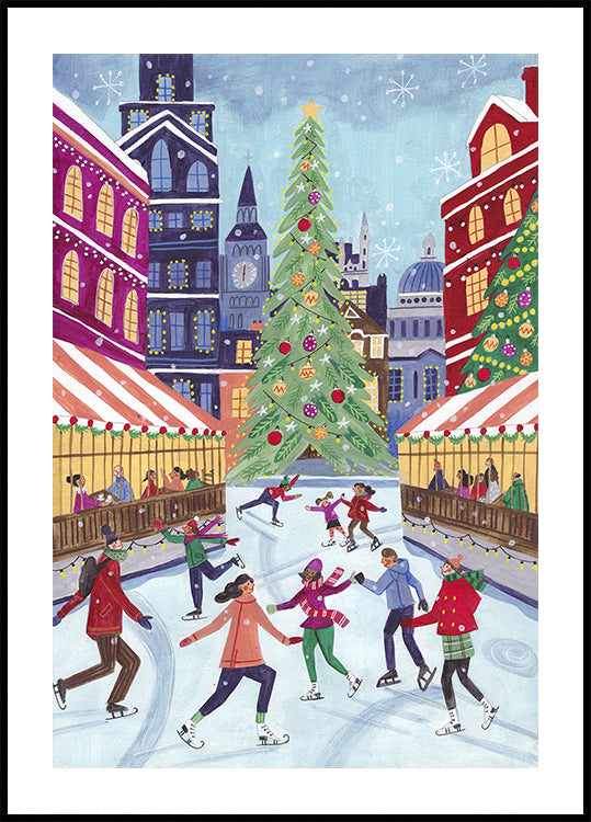 Skating zu London Affiche