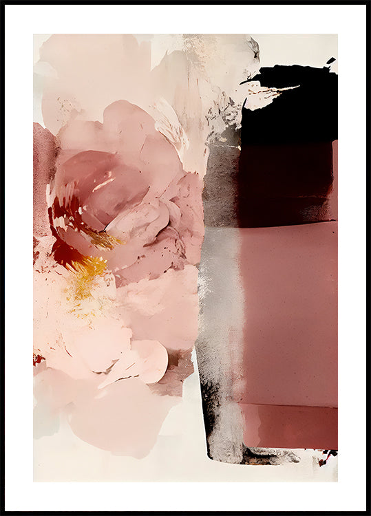 Blossom Abstraktioun Poster