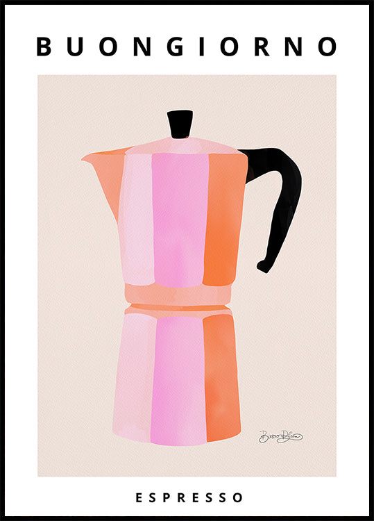 Buongiorno Espresso Plakat