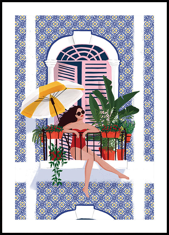 Balcony Serenity Plakat