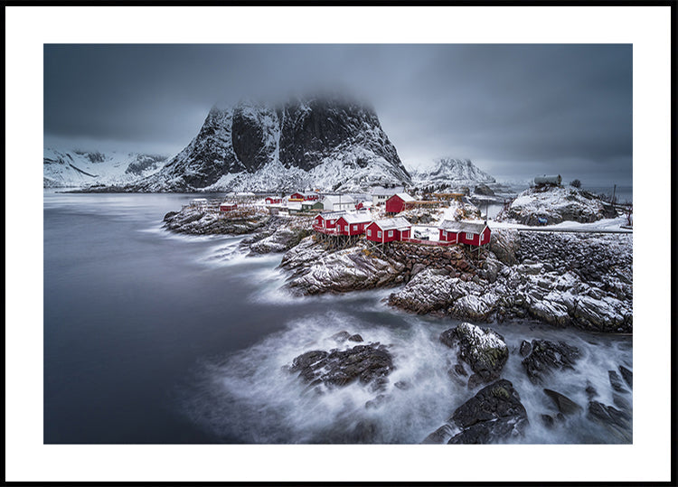 winter Lofoten islands Poster