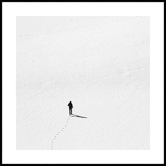 pēdas nospiedums Plakāti