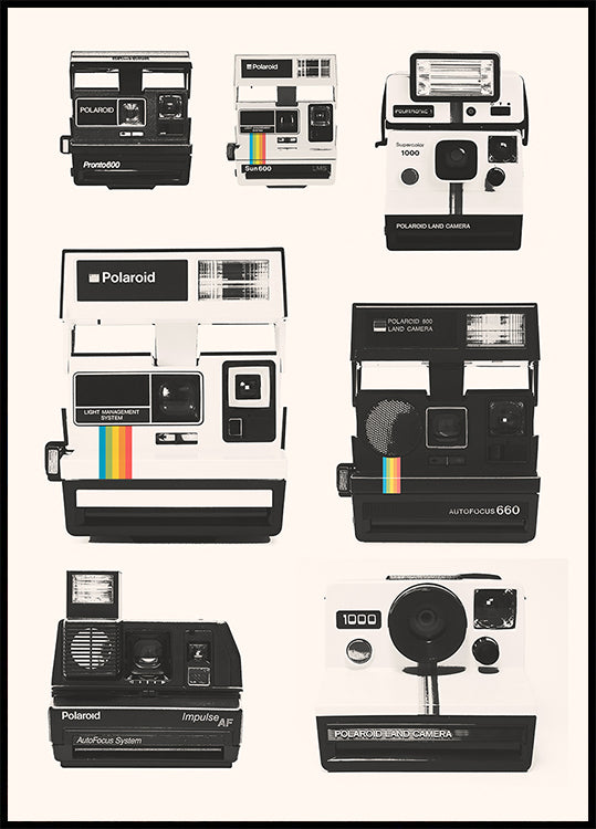 Instant Camera Collection Poster