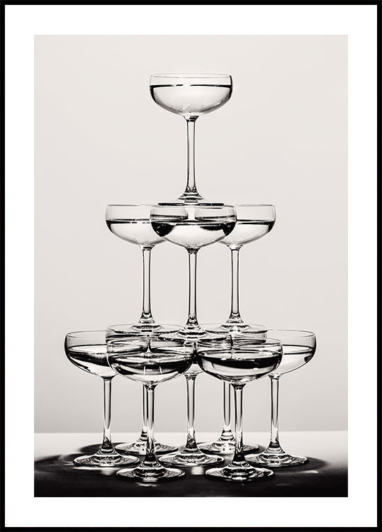 Champagne tower_6 Poster