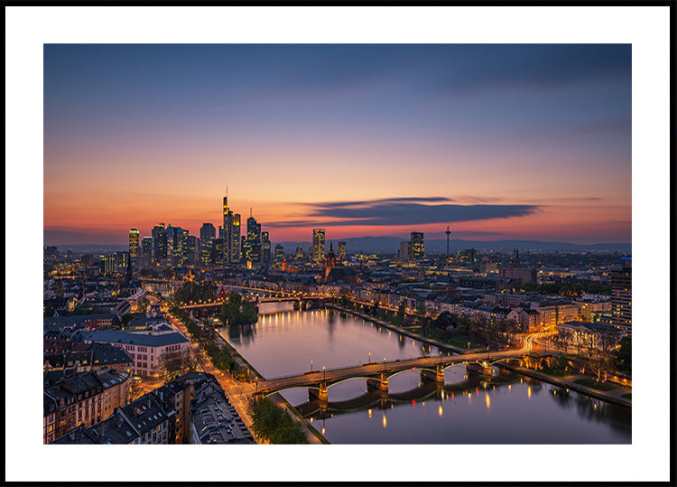Orizontul Frankfurt la apus