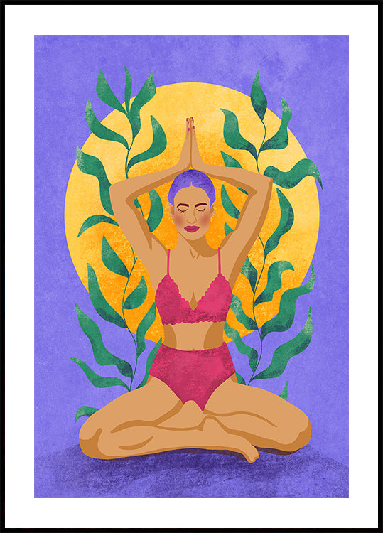 Meditācijas plakāts