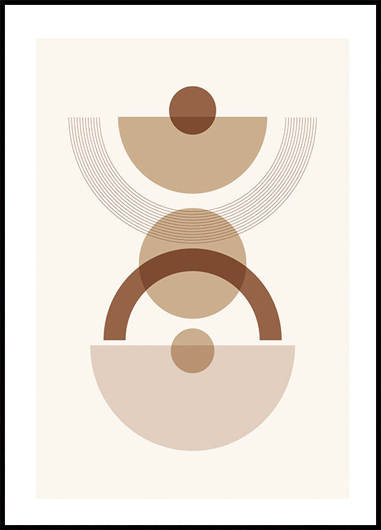Geometric Shapes No. 1 Plakat - Posterbox.dk