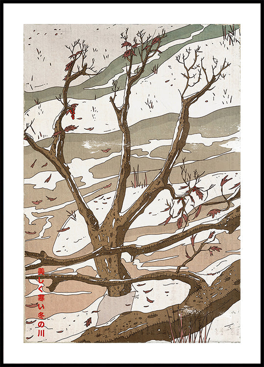 Skaistā aukstās ziemas straume (JAUNS)