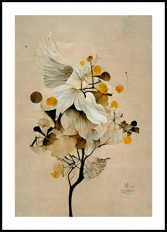 Szeszélyes virágzik poszter