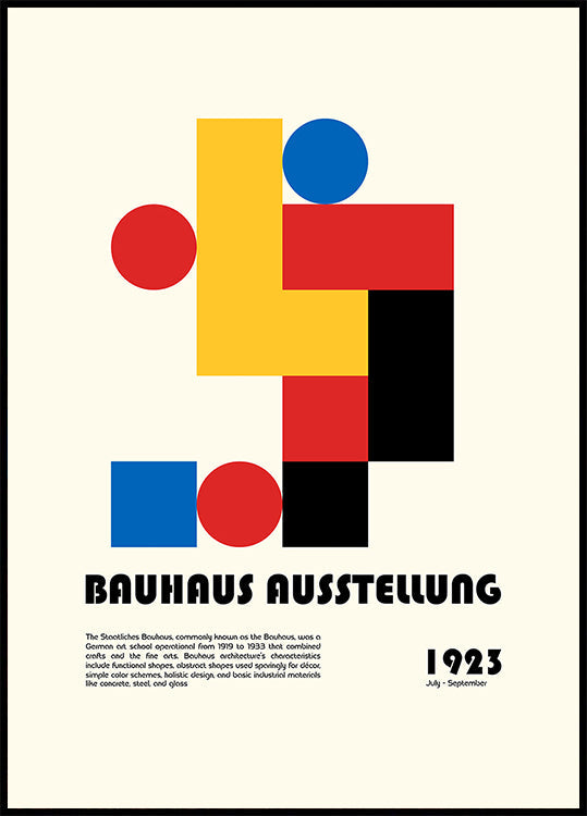 Bauhaus Ausstellung plakát