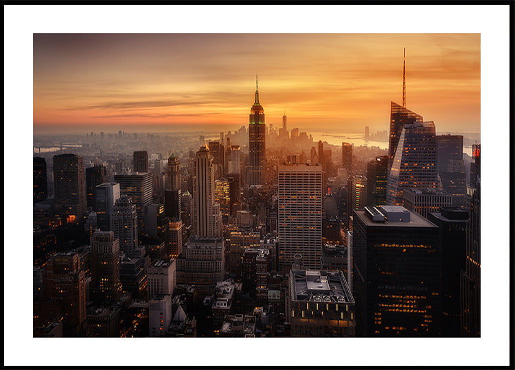 Manhattan & Light Poster