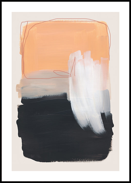 Abstract Brush Strokes 122 Plakāts