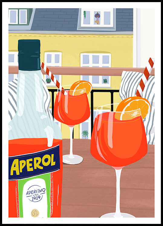 Balkon "Hygge" Affiche