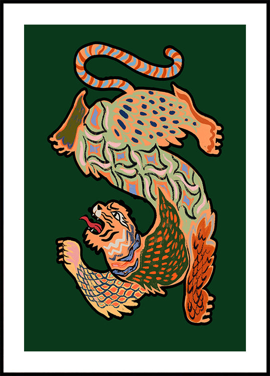 Asiantiger Green Plakat