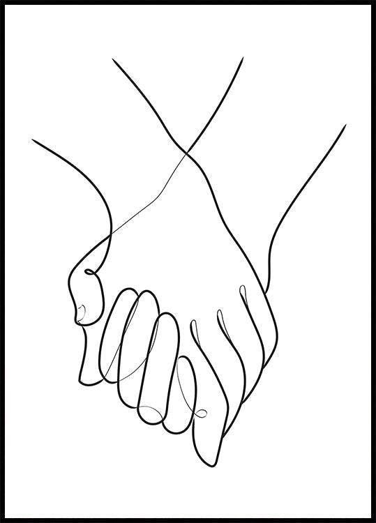 Holding Hänn Linnen Affiche