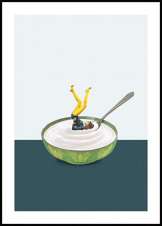 Yoga in my yogurt Poster