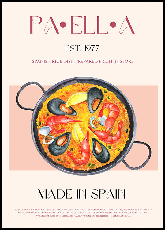 Paella Delight Plakat