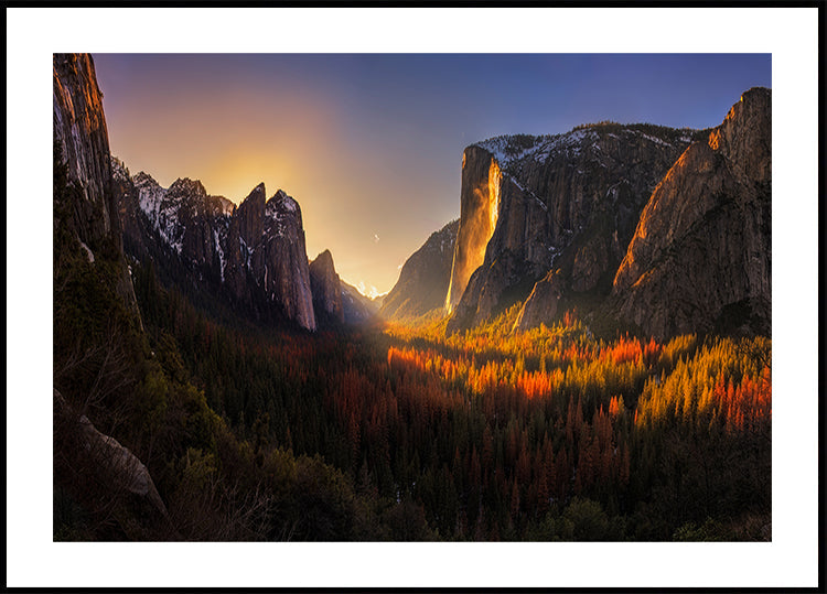 Cascada de foc Yosemite