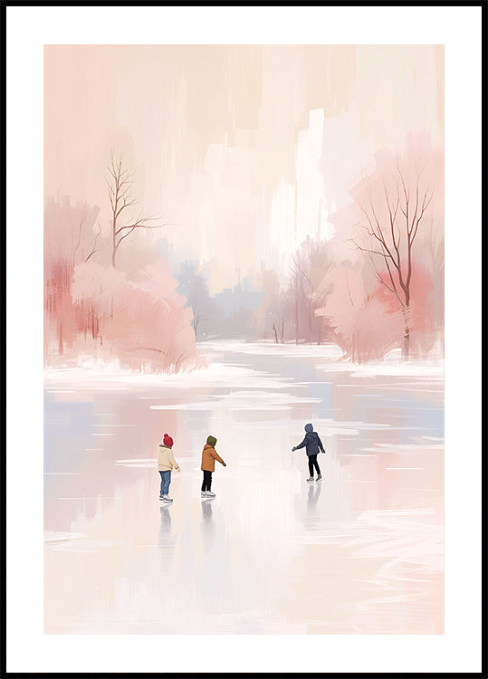 Poster de patinaj pe gheață