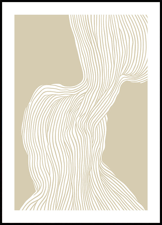 Plūstošs Linescape plakāts
