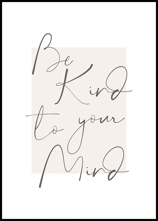 Bekindtoyourmind 4 poszter
