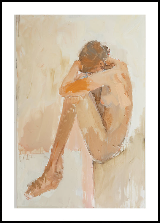 Plakāts sieviete vannas istabā