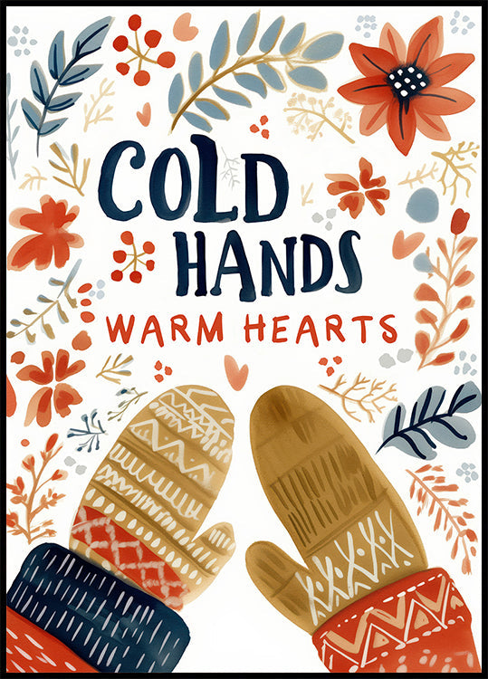 Cozy Mittens Magic Poster