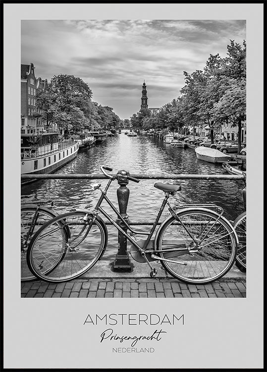 În atenție: AMSTERDAM Prinsengracht Poster