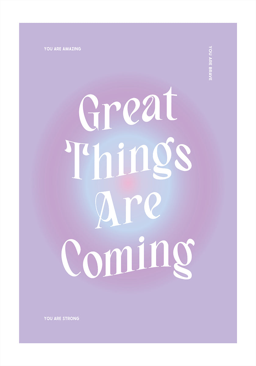 Great Things Coming Poster