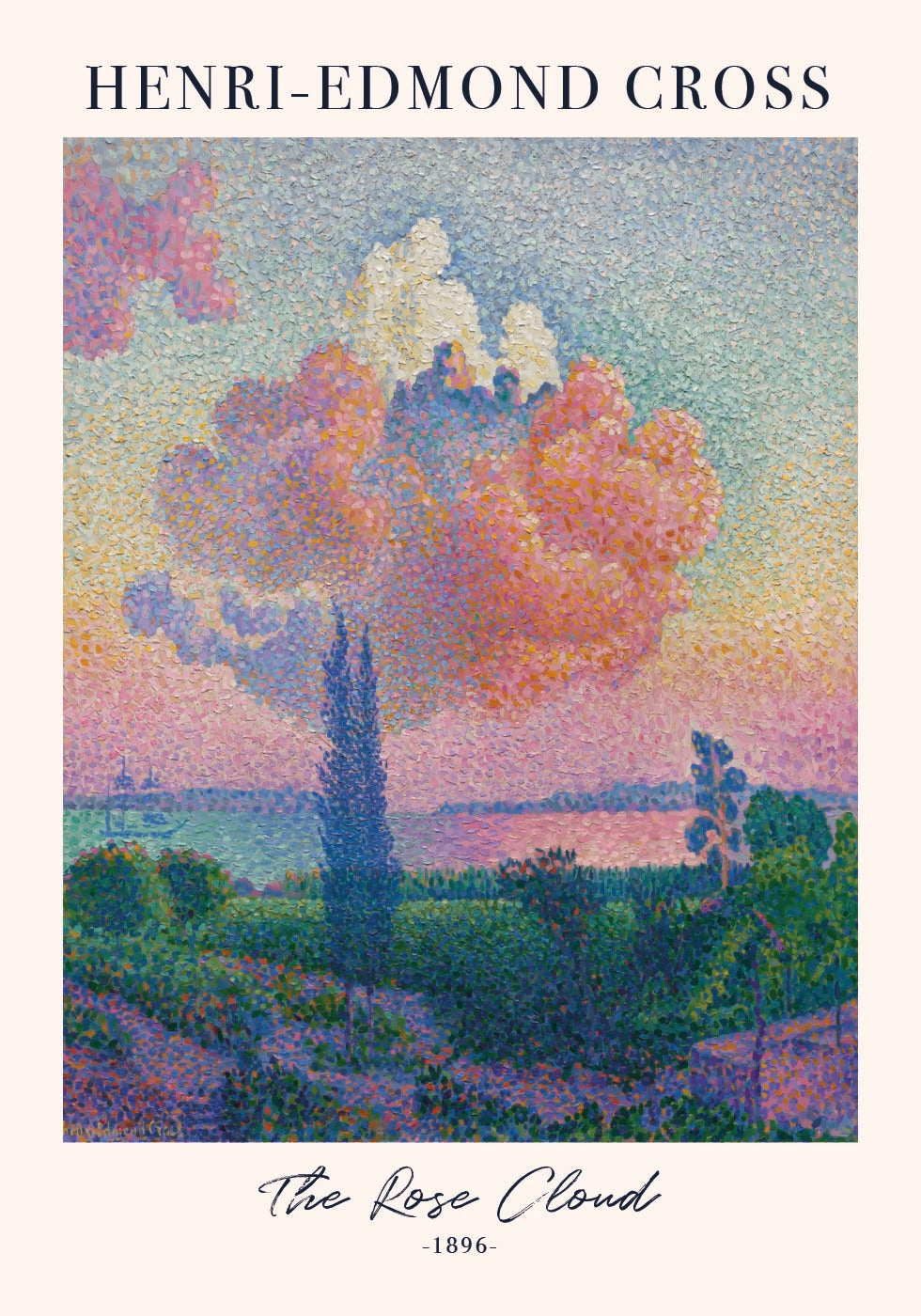 Poster Norul de trandafiri de Henri-Edmond Cross