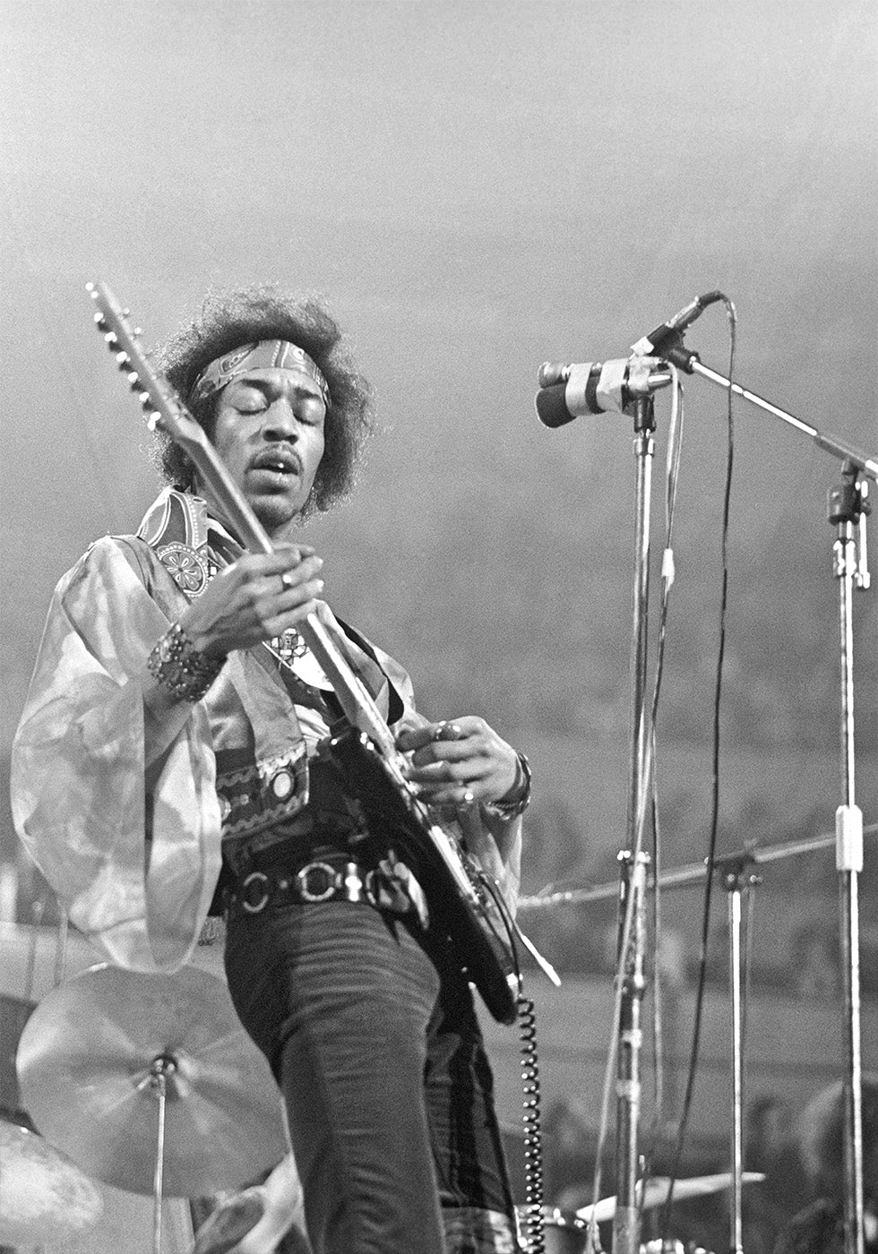 Jimi Hendrix Live Plakat - Posterbox.dk