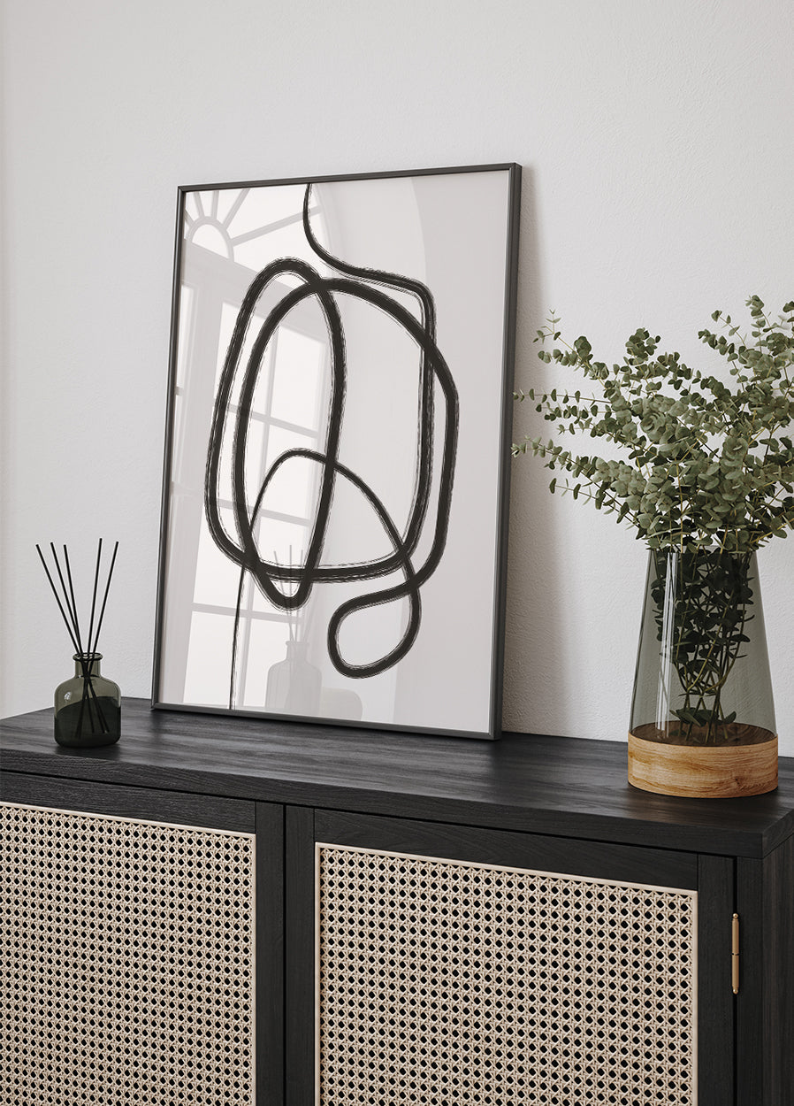 Line Art Knot Plakat - Posterbox.dk