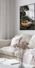Little Orange Car in Capri Portrait Plakat - Posterbox.dk