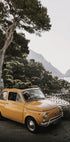 Little Orange Car in Capri Portrait Plakat - Posterbox.dk