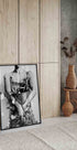 Woman with Champagne & Discoball Plakat - Posterbox.dk