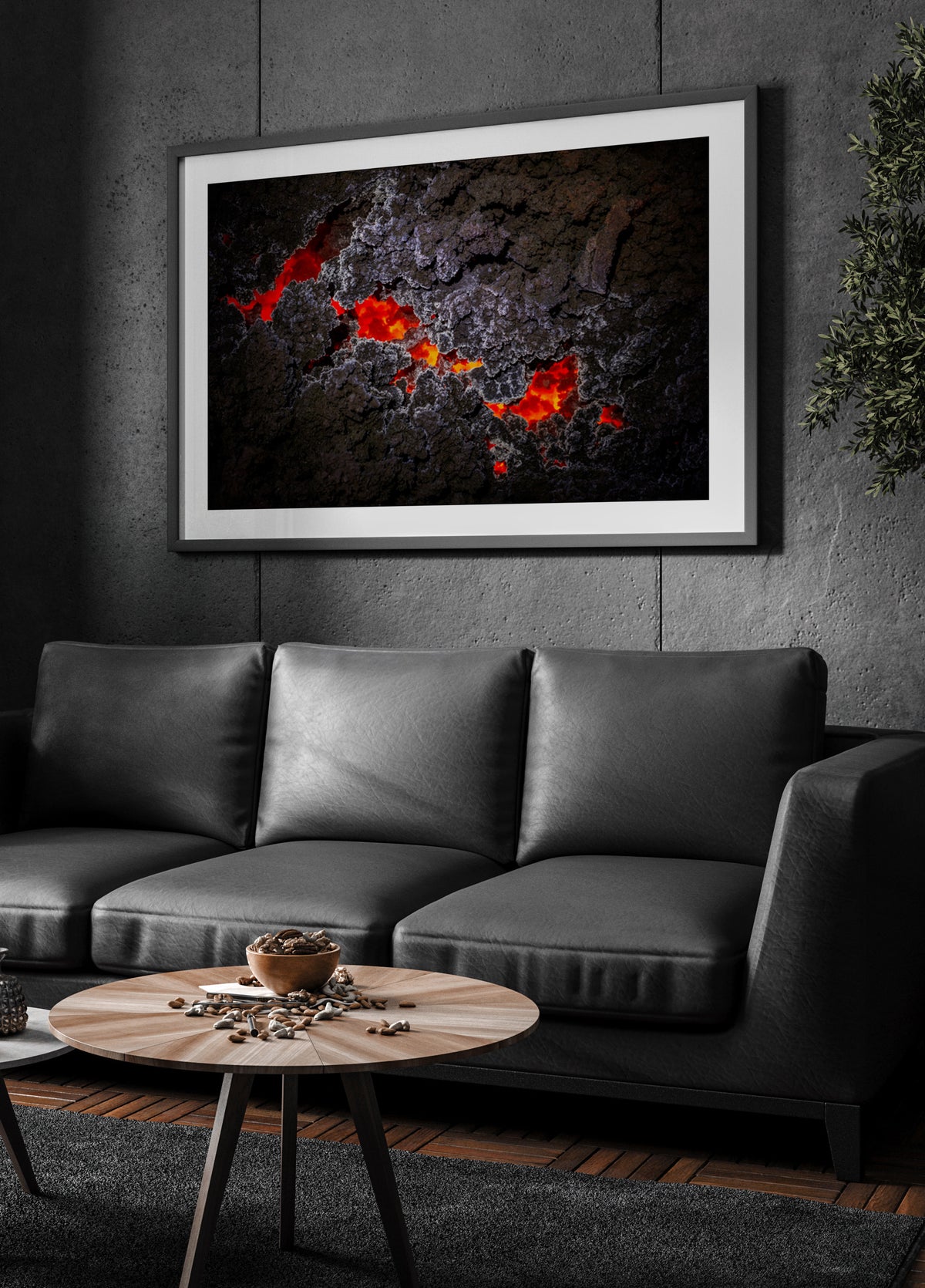 Kausētās lavas plūsma